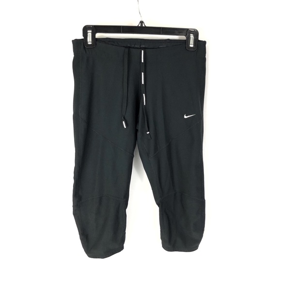 nike running capris with drawstring